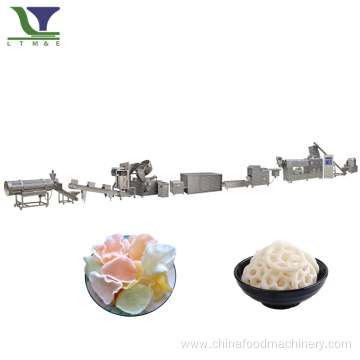 Automatic single screw pellet snacks food extruder